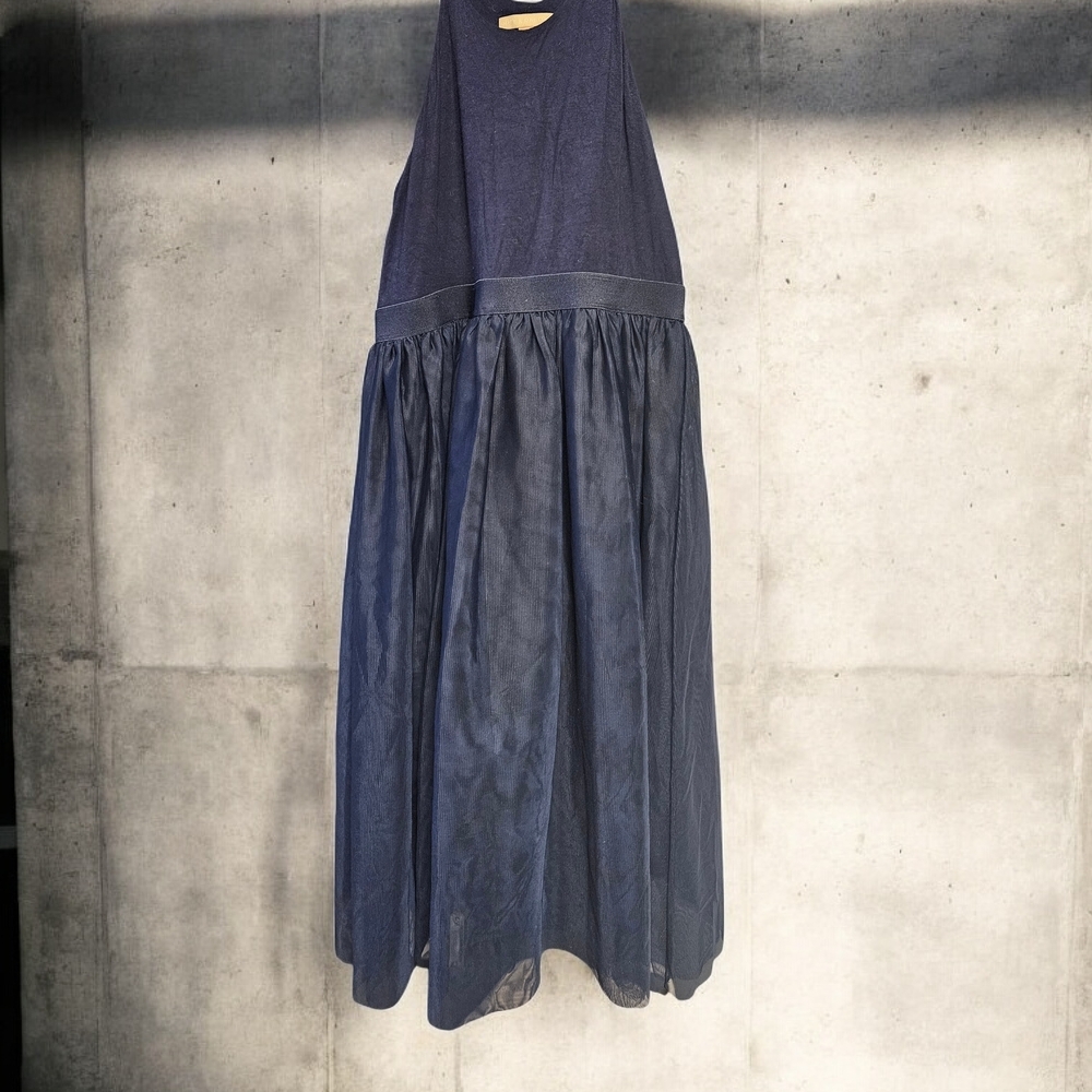 Chic Navy Sleeveless Dress